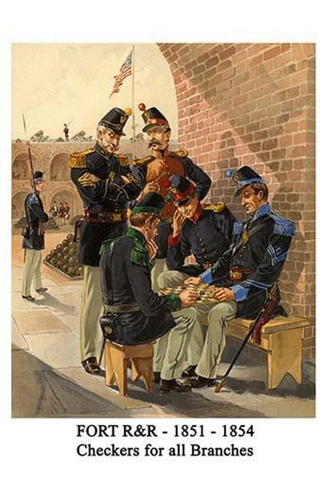 Fort R&R - 1851 - 1854 - Checkers For All Branches By Henry Alexander Ogden