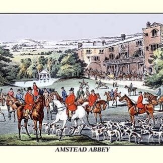 Fox Hunters Gather at Amstead Abbey by Henry Thomas Alken