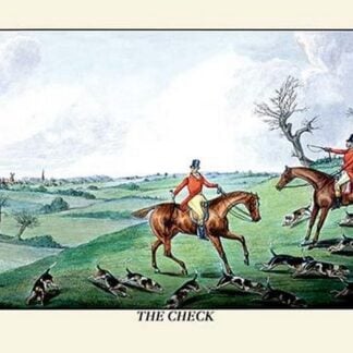 Fox Hunters and Hounds in an Open Field by Henry Thomas Alken