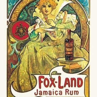 Fox-Land Jamaica Rum by Alphonse Mucha