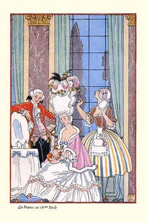 France in the 18th Century by George Barbier