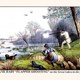 Frank Raby Flapper Shooting on the Great Lakes in the Park by Henry Thomas Alken