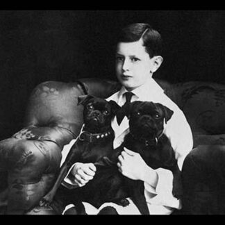 Frank and His Two Black Pugs