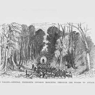 Fremont on the March Through the Shenandoah by Frank Leslie