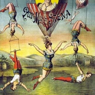 French Balloon Circus Poster