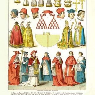 French Clergy Headwear and Vestments