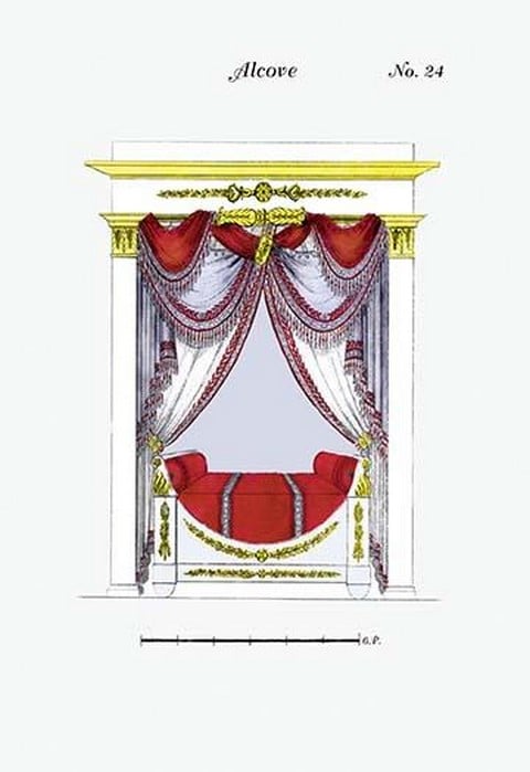 French Empire Alcove Bed No. 24