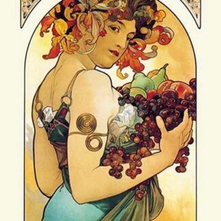 Fruit by Alphonse Mucha