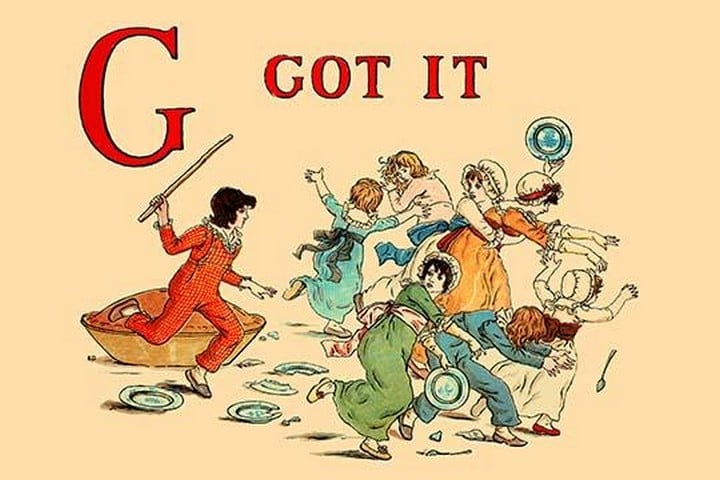 G - Got It by Kate Greenaway