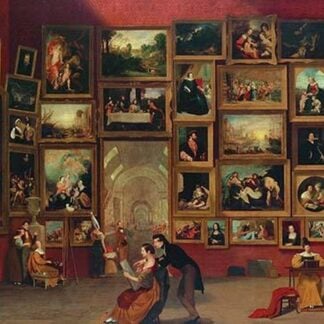 Gallery of the Louvre by Samuel F.B. Morse