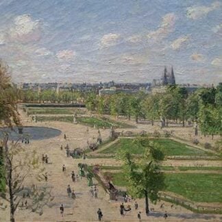 Garden of the Tuileries in the Spring by Camille Pissarro