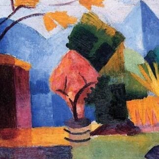 Garden on the Lake of Thun by August Macke