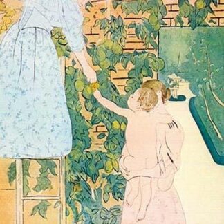 Gathering Fruit by Mary Cassatt