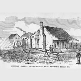 General Bank's Headquarters in Edward's Ferry Maryland by Frank Leslie