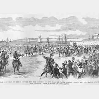 General Corcoran Feted at Castle Garden New York by Mayor Opdycke by Frank Leslie