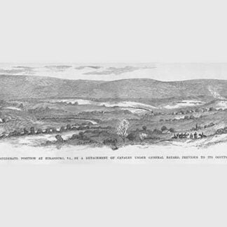 General Fremont's Reconnaissance team surveys Strasburg