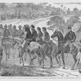 General Kilpatrick expedition to Rescue Prisoners at Libby Prison and Belle Isle by Frank Leslie