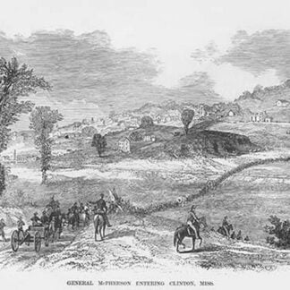 General McPherson Marches on Clinton