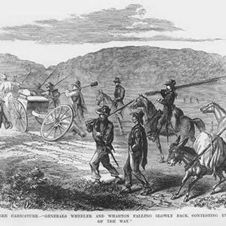 General's Wheeler & Wheaton Falling Back by Frank Leslie