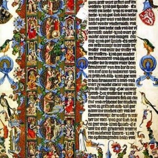 Genesis Initial Letter; Wenceslas Bible
