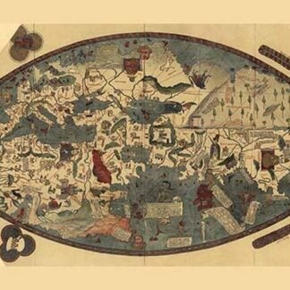 Genoese World Map by Paolo del Pozzo Toscanelli