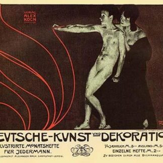 German Art Decoration Magazine by Subscription by Alphonse Mucha