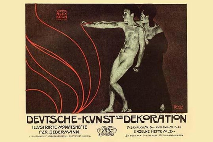 German Art Decoration Magazine by Subscription by Alphonse Mucha