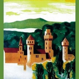 German Castle by Edward 'Ted' McKnight Kauffer