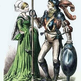 German Costume: Noble Woman and German Knight II