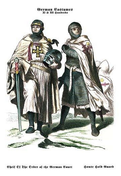 German Costumes: Chief of the German Court and Household Guard