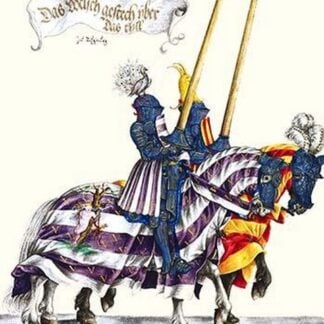German Knights in Horseback in Procession by H. Burkmair 0