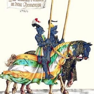 German Knights in Horseback in Procession by H. Burkmair 1