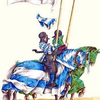 German Knights in Horseback in Procession by H. Burkmair #3