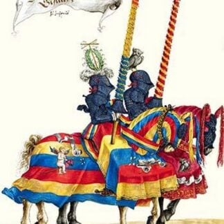 German Knights in Horseback in Procession by H. Burkmair #8