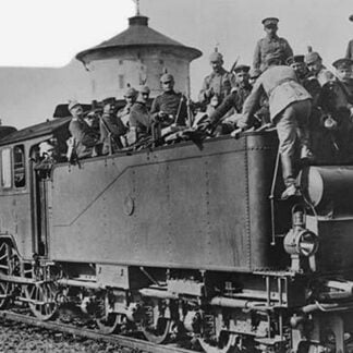 German Troop Train bringing Infantry to the Russian Front