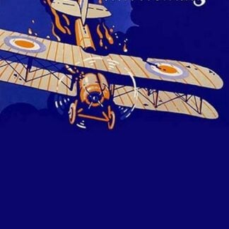 German War Poster of burning British Plane