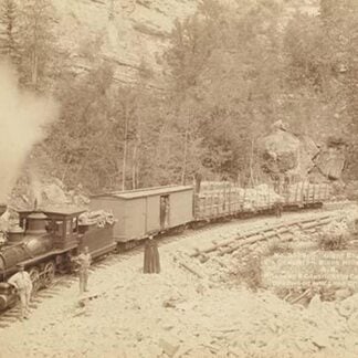 Giant Bluff. Elk Canyon on Black Hills and Ft. P. R.R. by John C.H. Grabill