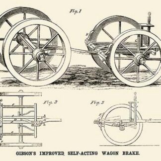 Gibson's Improved Self-Acting Wagon Brake