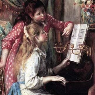 Girls at the Piano by Pierre-Auguste Renoir #2