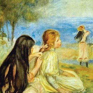 Girls by the Seaside by Pierre-Auguste Renoir