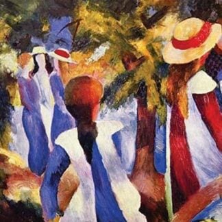 Girls in the Open by August by August Macke