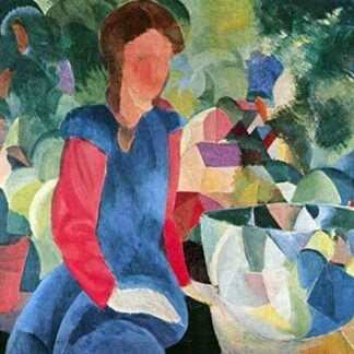 Girls with Fish Bell by August Macke