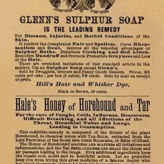 Glenn's Sulphur Soap is the Leading remedy