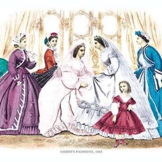 Godey's Lady's Book Fashions for January 1865