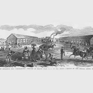 Government Buildings for Contrabands by Frank Leslie