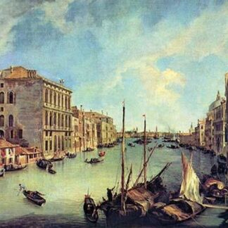 Grand Canal at San Vio by Canaletto