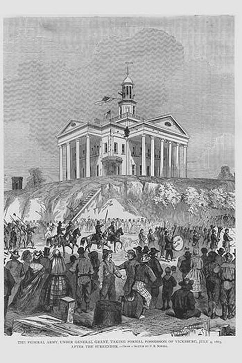 Grant takes possession of Vicksburg by Frank Leslie