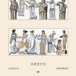 Grecian Women Dressing by Auguste Racinet