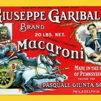 Guiseppe Garibaldi Brand Macaroni by A.A. Guinta