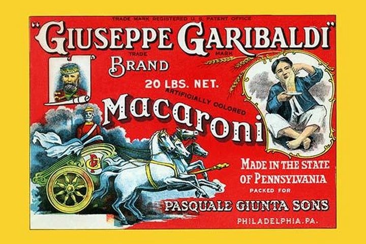 Guiseppe Garibaldi Brand Macaroni by A.A. Guinta